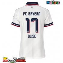 Camisa de Futebol Bayern Munich Michael Olise #17 Equipamento Secundário Mulheres 2026-27 Manga Curta